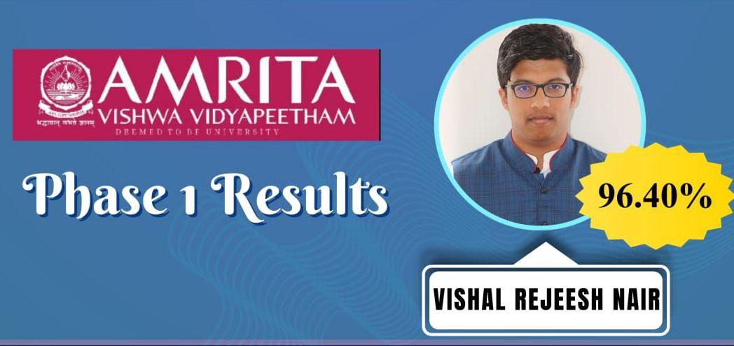 JEE 2026 Amritha Result